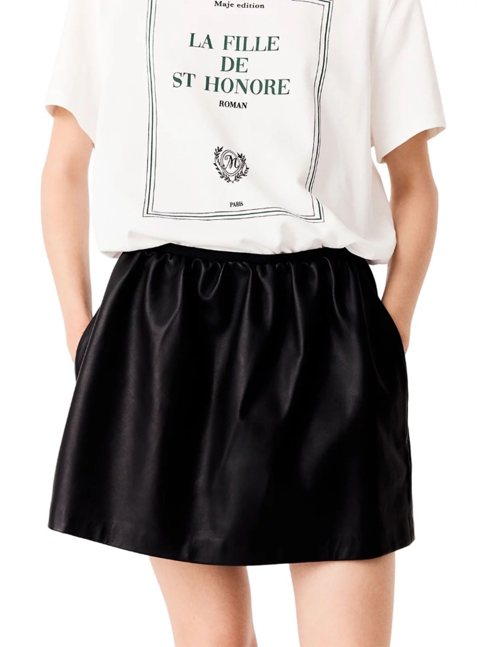 Jozeblack Short Leather Skirt